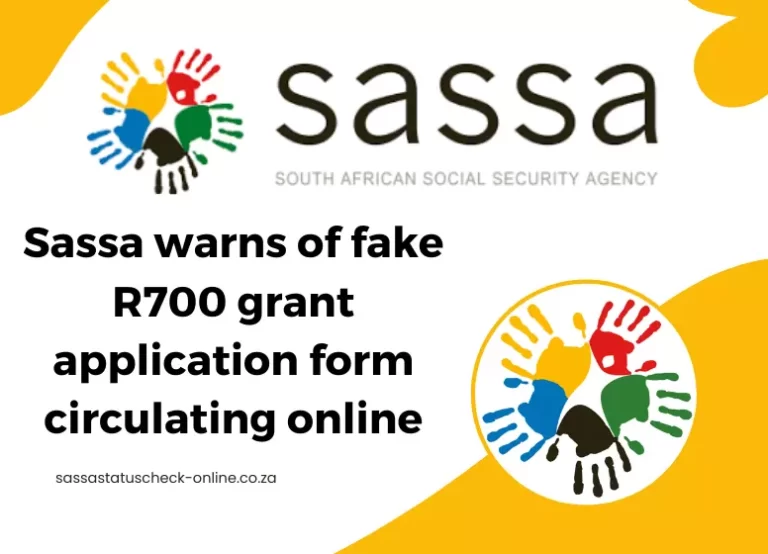 Sassa warns of fake R700 grant application form circulating online