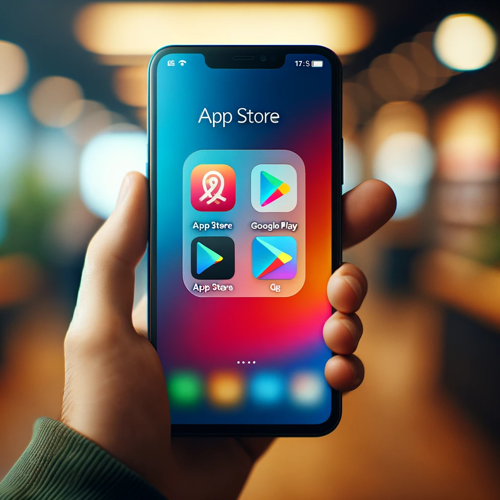 Visit the App Store or Google Play Store